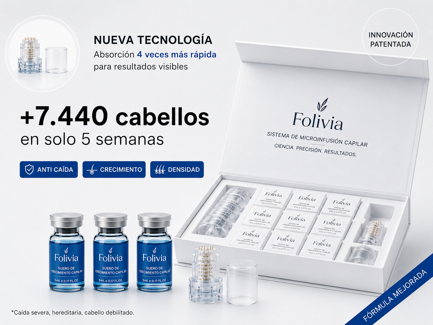 Main photo of the Folivia microinfusion system